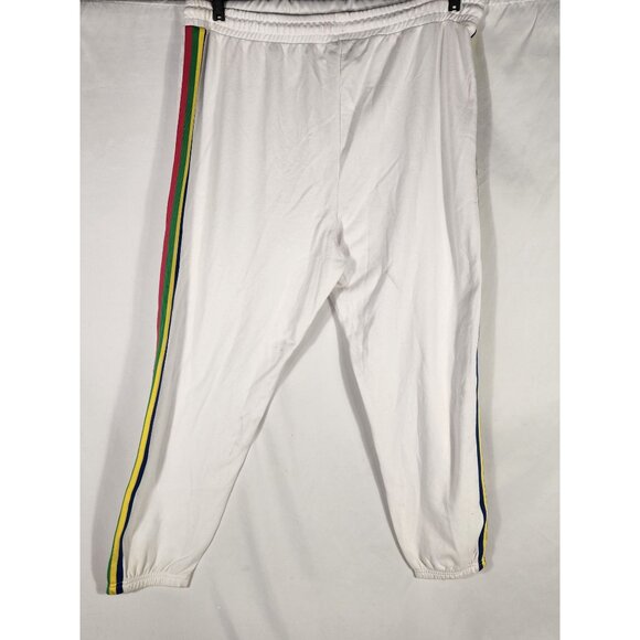 U.S. Polo Assn. Womens Plus Jogger Sweatpants Rainbow Stripe Y2K Athleisure XXXL - Picture 5 of 8